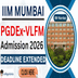IIM Mumbai PGDEx-VLFM 2026 Application Deadline Extended to December 15; Apply @iimmumbai.ac.in
